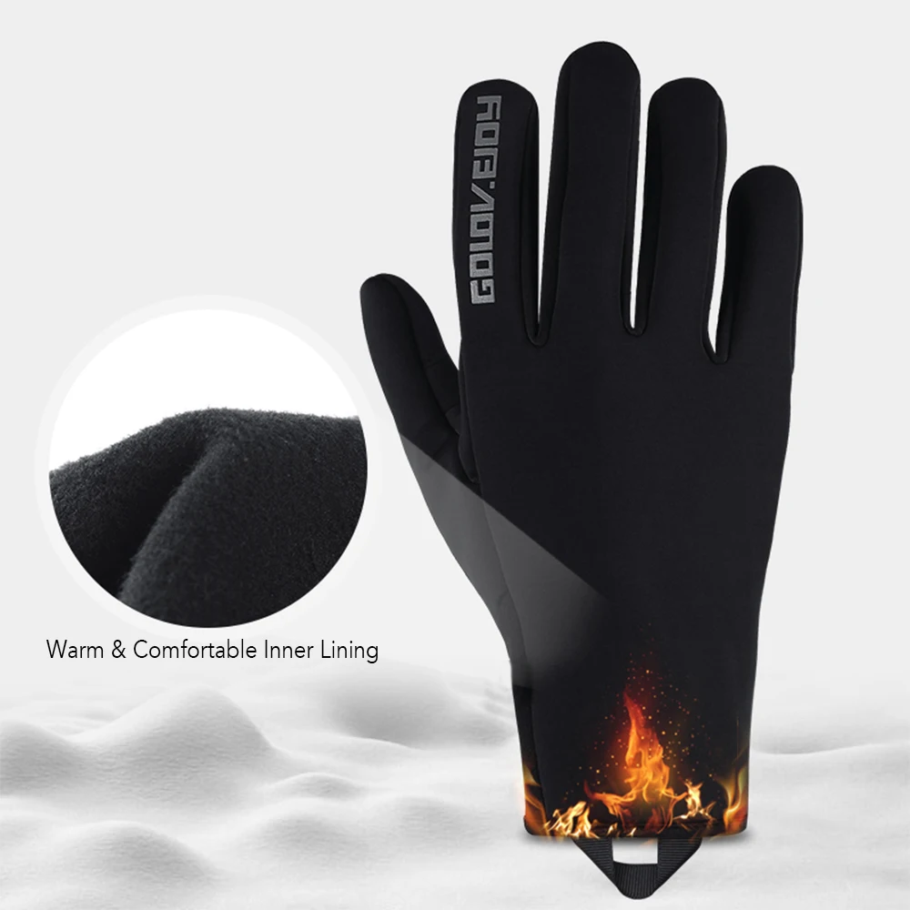 

Winter Warm Gloves Men Women Water Resistant Skiing Glove Warm Lining For Camping Cycling Driving Skiing Fishing Hiking Climbing