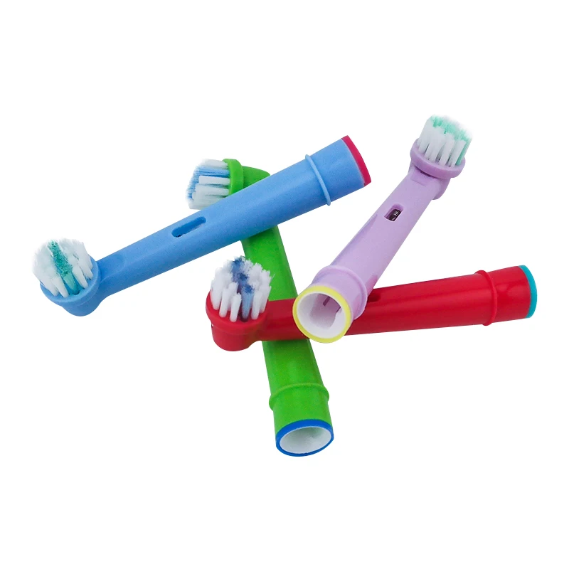 4 сменные насадки для детской зубной щетки Oral-B Advance Power/Pro Health/Triumph/3D Excel | Бытовая