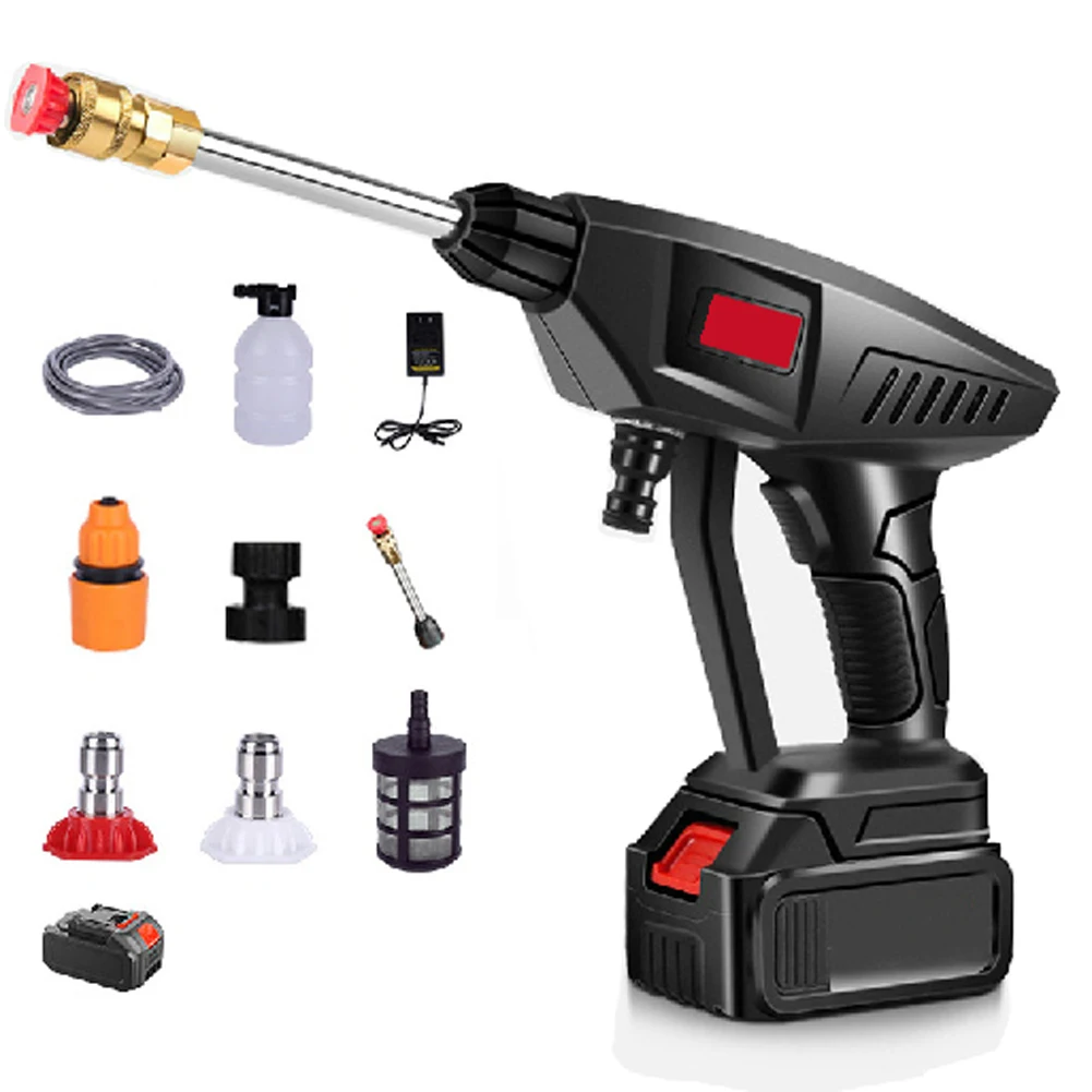Цена Моечный пистолет Heldhand 12 В, ручной насос для мойки автомобиля, очиститель высокого давления, уход за автомобилем, Портативная стиральная маш...