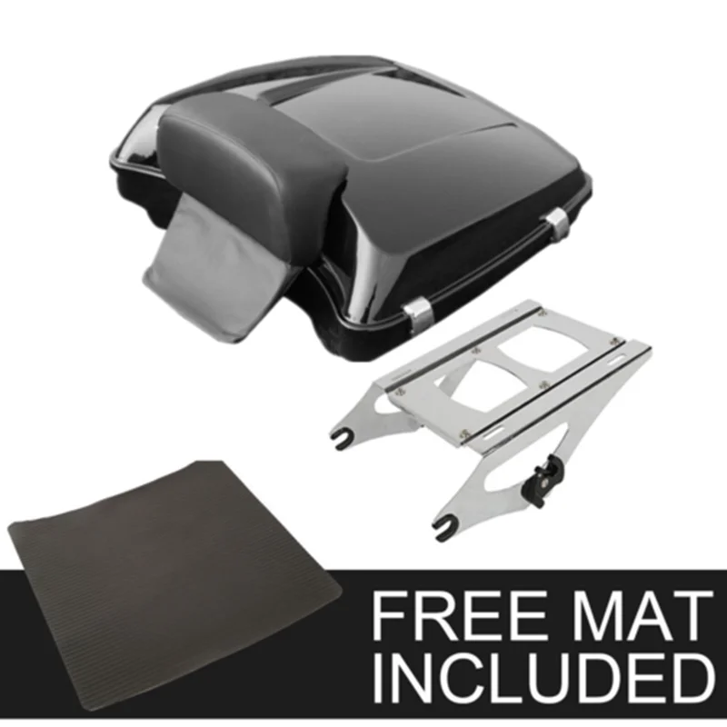 Мотоцикл 5 &quotБритва пакет багажник два вверх стойки для Harley Tour Pak Road King Glide Street 2014