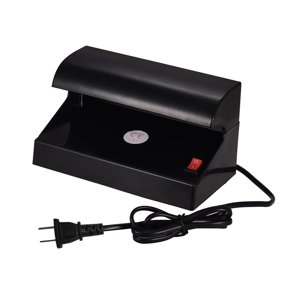 Портативный Настольный тестер для проверки банкнот денег одного УФ светильник