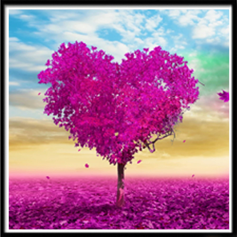 5D алмазная картина с изображением очаровательного дерева мозаичная украшение