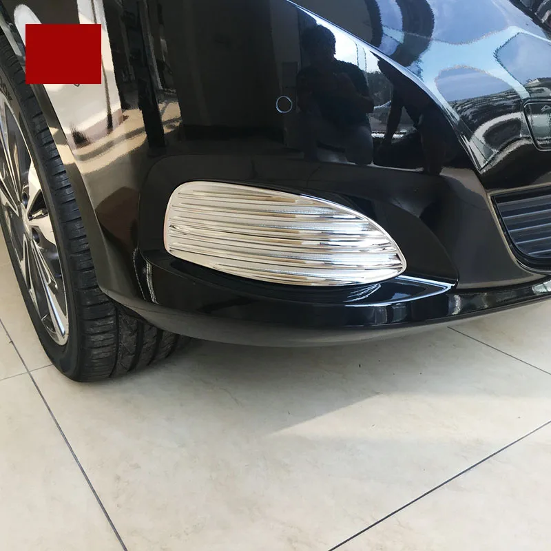 Lsrtw2017 abs автомобилей Передняя крышка противотуманной фары отделка хром для mercedes