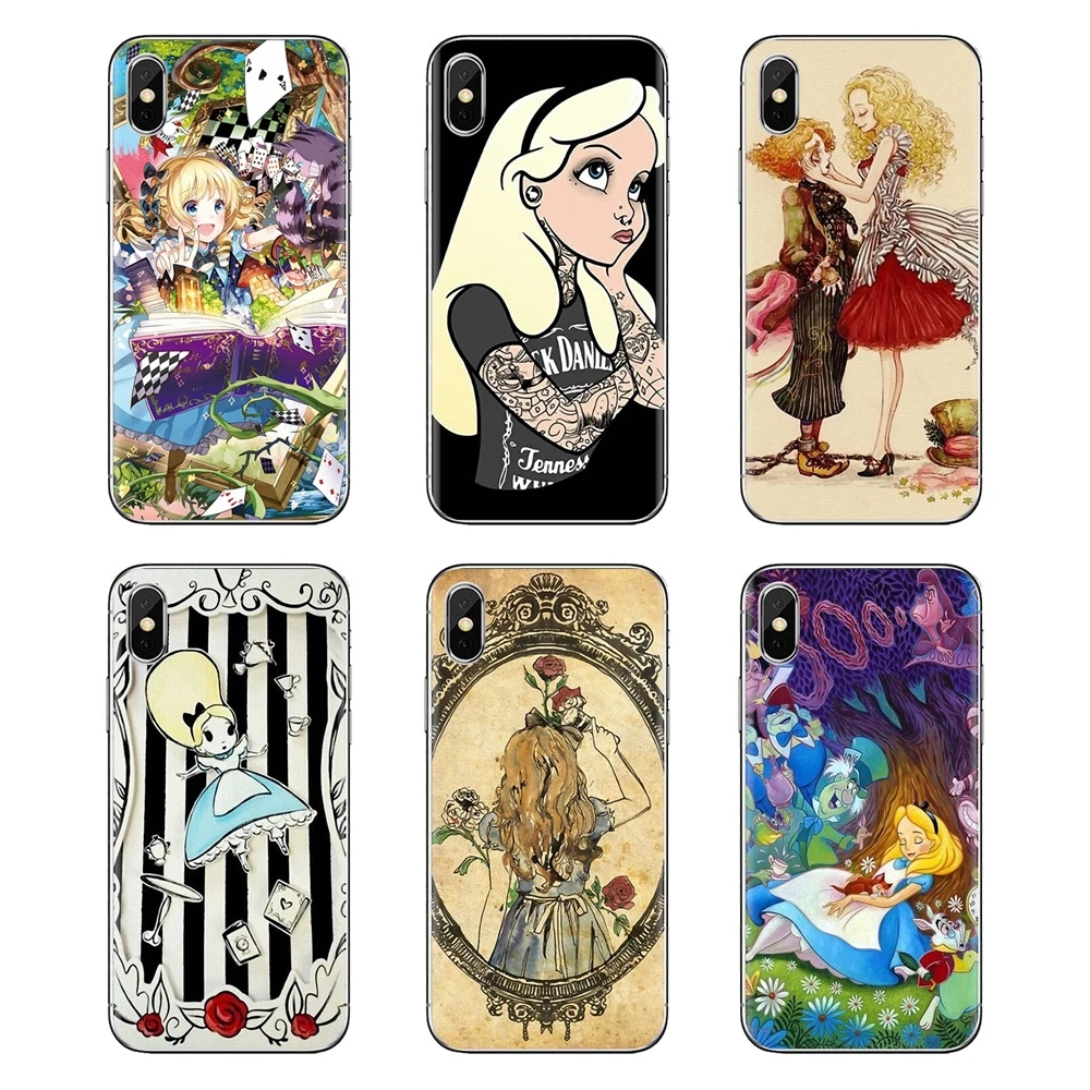 Tattooed Alice in Wonderland For Huawei Honor 7X V10 6C V9 6A Play 9 Mate 10 Pro Y7 Y5 P8 P10 Lite Plus GR5 2017 Ultra Thin Case |
