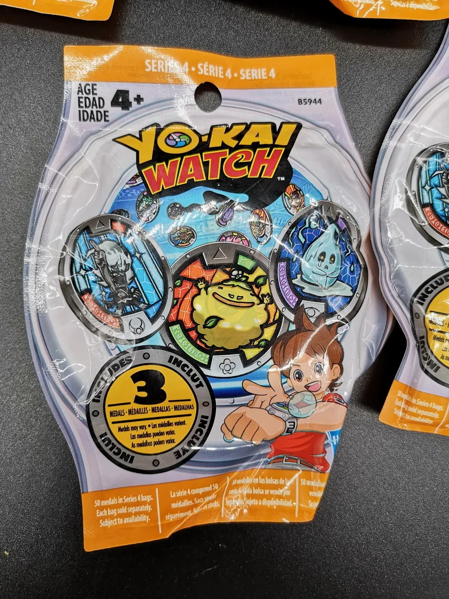 5 упаковок магнитные часы YoKai медали серии 1 2 3 4 запечатанные Новые|Игровые