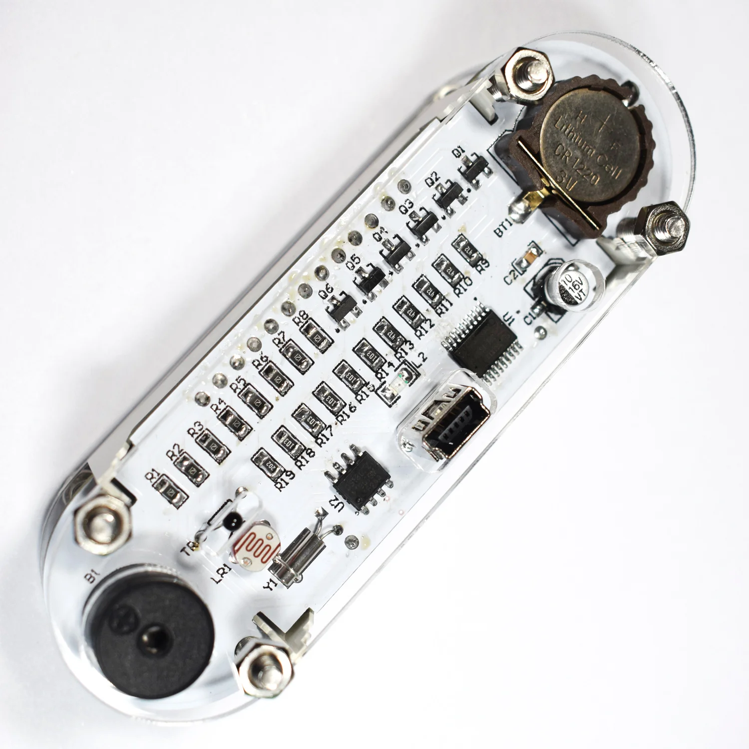 4 разрядный цифровые часы DIY Kit светодиодный смешанные Цвет газоразрядный