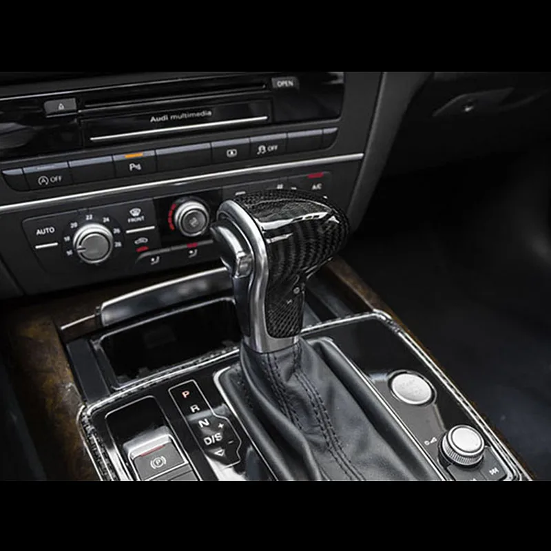 Для Audi A4L A5 Q3 Q5 A6L A7 Q7 углеродного волокна Чехол для рычага переключения передач