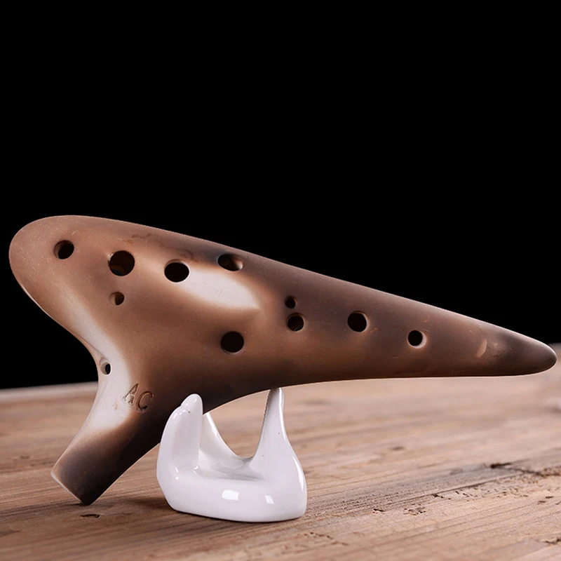 Фарфоровая окарина 12 отверстий печь для обжига керамическая альт C Legend of Zelda Ocarina