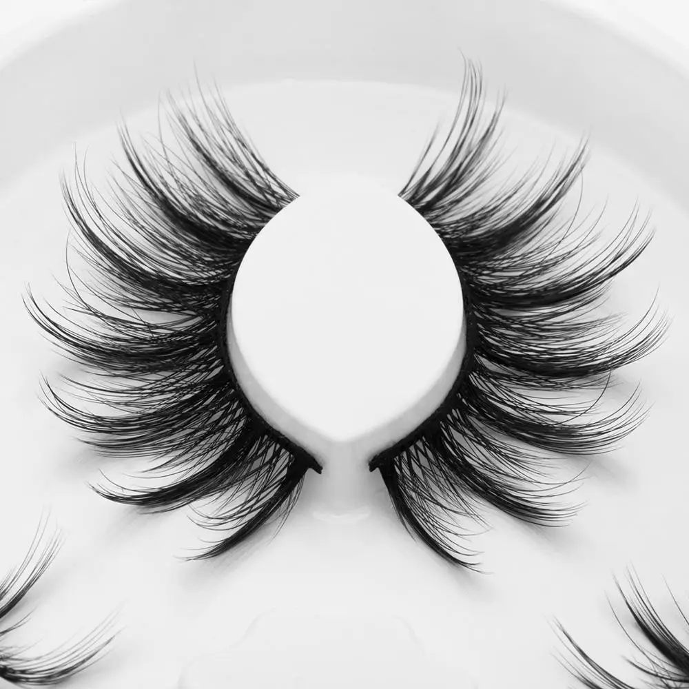 ISEEN 4 пары 3D норковые Накладные ресницы ручной работы пушистые накладные Макияж