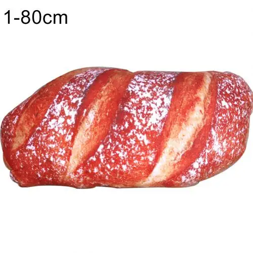 Red Bread80cm Длинное масло, хлеб, мясо, нить, кунжут, пицца, бифштекс, подушки, еда, плюшевая подушка, имитация закусок, украшение, спинка, подушка - Цвет: Red Bread80cm