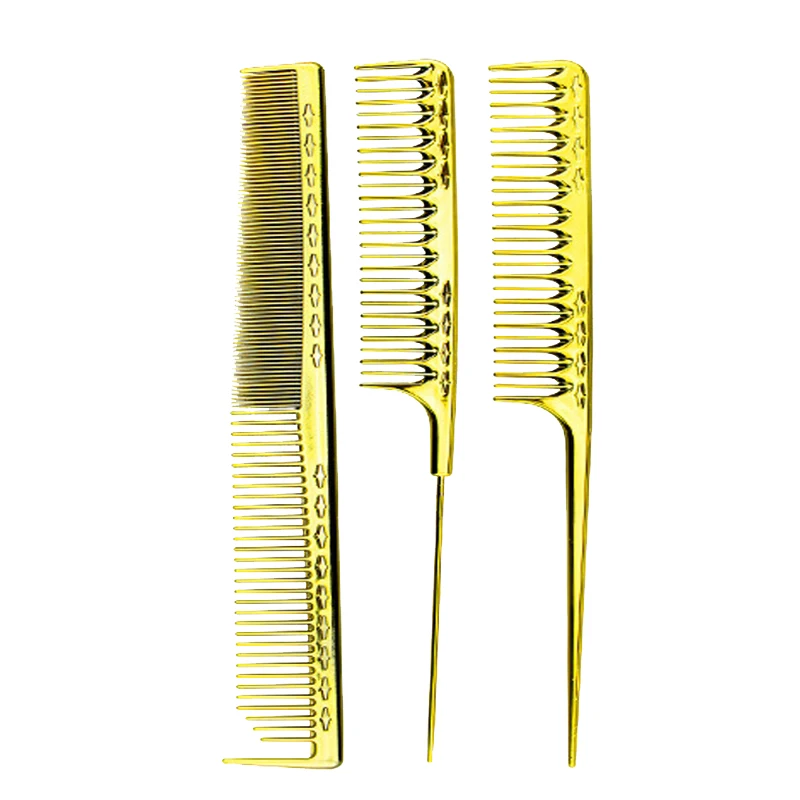 Набор парикмахерских гребней антистатические гребни для укладки волос 3 шт. в
