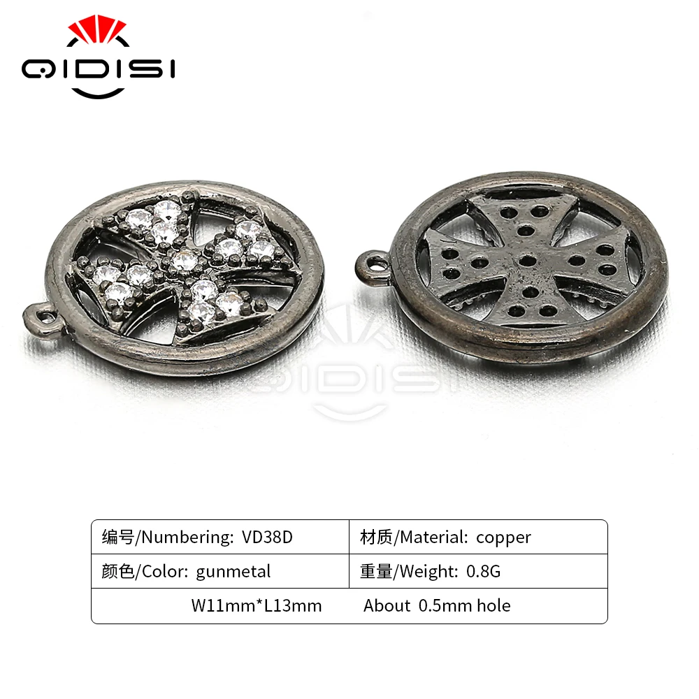 Кулон на ожерелье из фианита аксессуары сделай сам подвески браслет медные