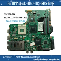 best value 574508 001 for hp 4410s4411s4510s4710s laptop motherboard 6050a2252701 mb a03 216 0728020 pm45 100 fully tested