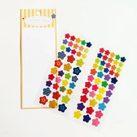 2 sheetsbag little and colorful stars decorative bullet stickers diary handbook decoration