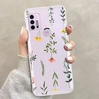 Green Leaf Phone Case for Motorola Moto Plus Cover for Motorola Moto Plus Play Power One G10 G20 G30 G50 G60 Shell