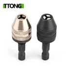 Быстрозажимный Сверлильный Патрон Отвертка Ударная дрель для адаптера переменного тока 14 ''шестигранным хвостовиком сверло инструмент быстрой смены конвертер адаптер