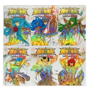 16 шт.компл. святая Сейя мистическая одежда знаков зодиака Soul золота игрушки хобби Коллекционные вещи игра Коллекция аниме-открытки