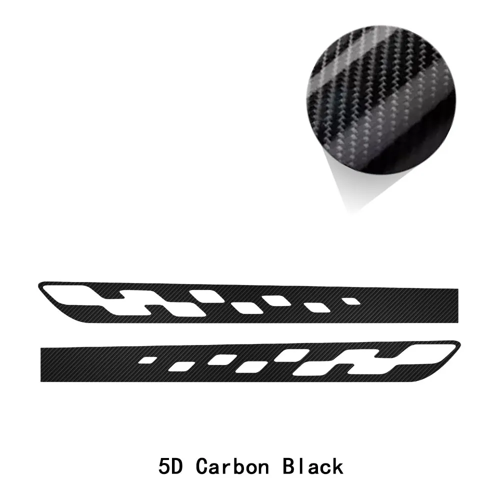 

2 шт., Виниловая наклейка на юбку в полоску на дверь автомобиля, для Renault Dacia Sandero 2 Stepway RS