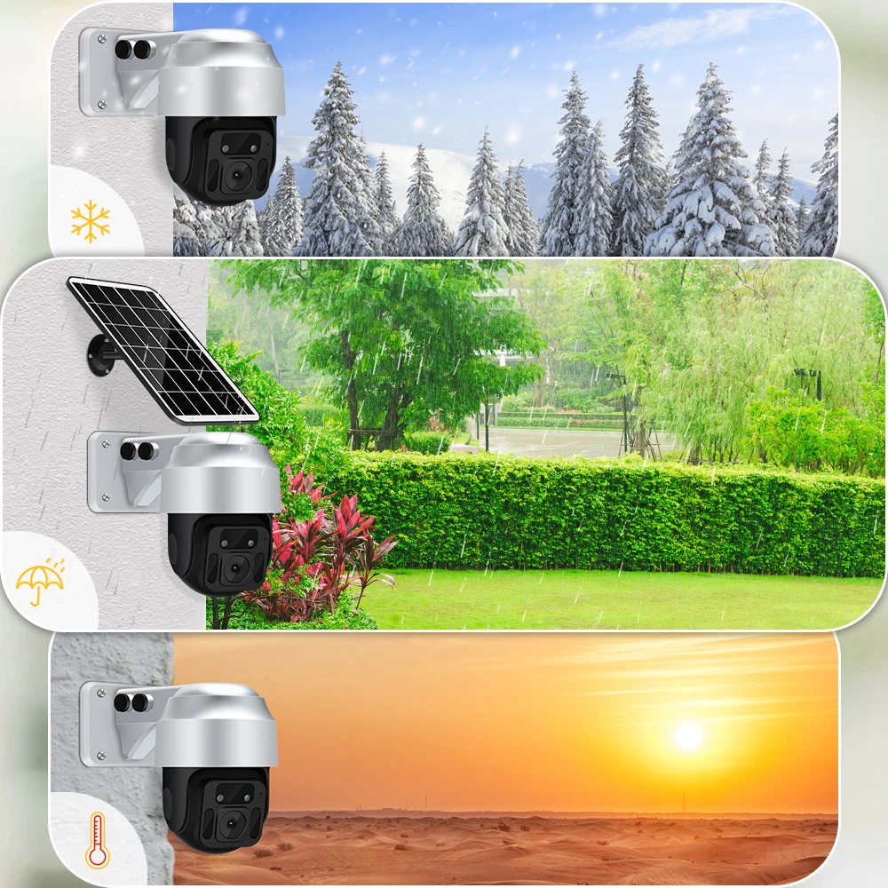 BESDER 4G сим-карты 1080P IP Камера WI-FI Открытый 8 Вт Панели солнечные 12000 мА/ч Батарея