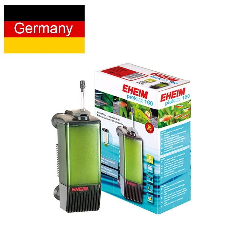 

Внутренний фильтр для аквариума EHEIM PICKUP 160, аквариумный бесшумный тихий фильтр с фильтрующими прокладками