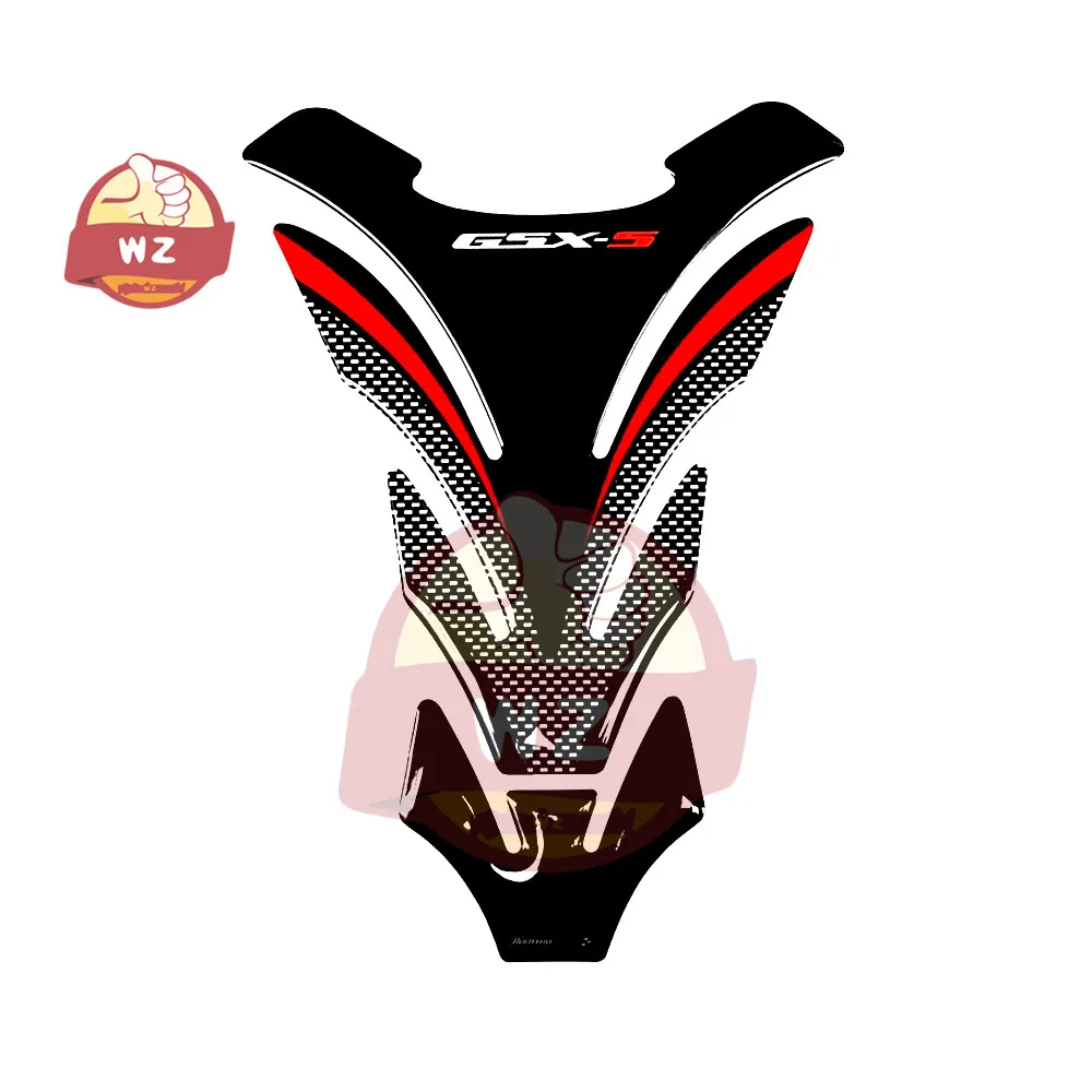 Для Suzuki GSX S1000 S1000F S750 S125 мотоцикл 3D углеродное волокно внешний вид топливного бака