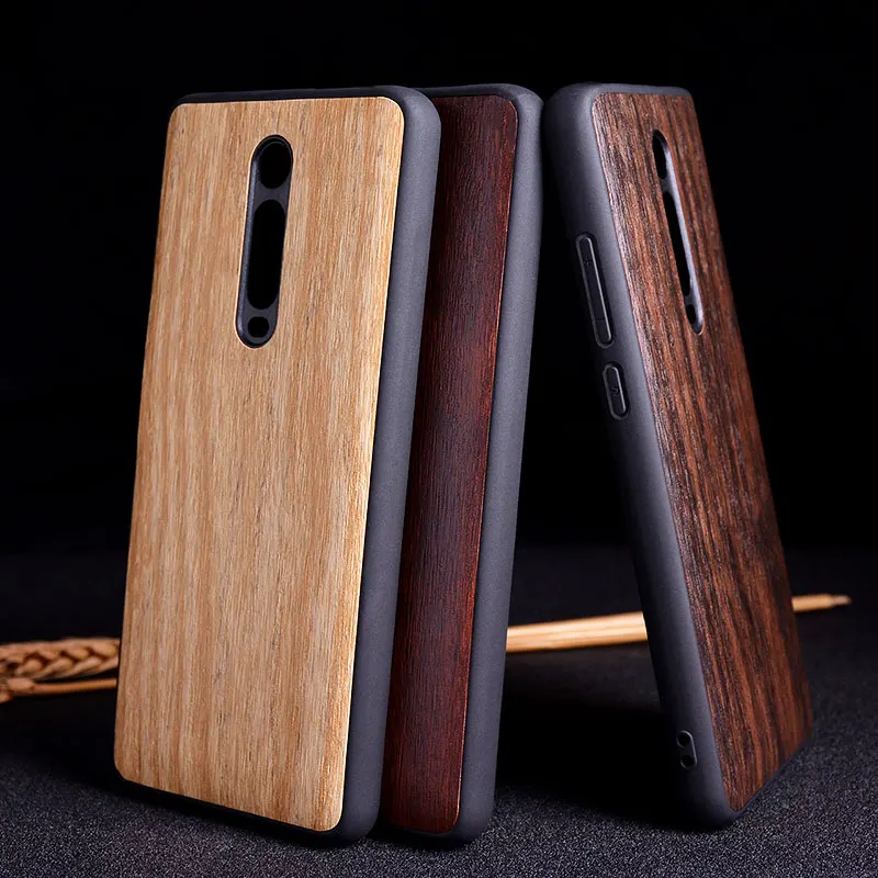 Чехол с имитацией под дерево для Xiaomi Mi 9T Pro пасторальным дизайном ТПУ + ПК материал