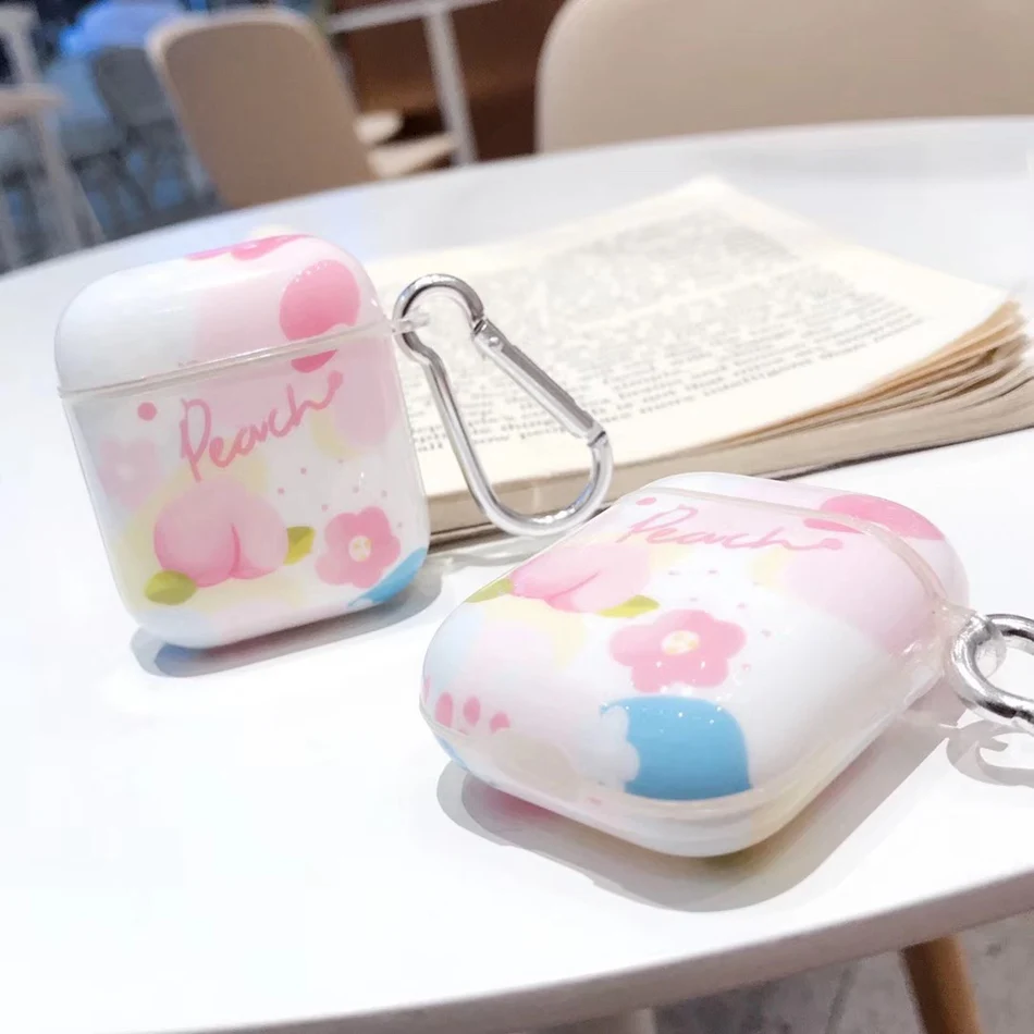 Беспроводной чехол для наушников для Airpods, чехол, Роскошный милый цветок, чехол для наушников для Apple Air Pods 2, чехол, защита, аксессуары для кожи