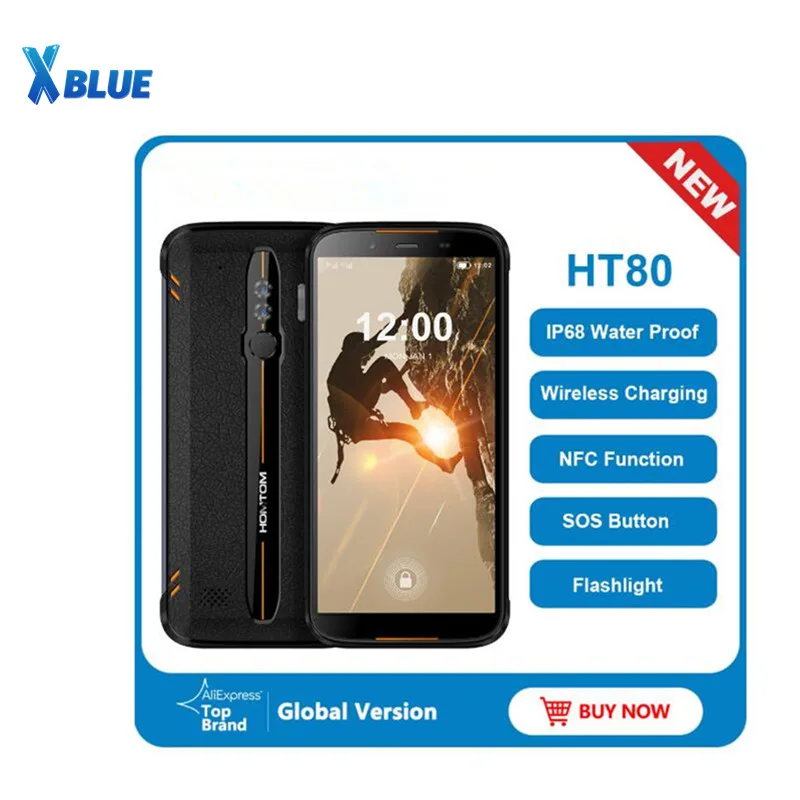 Смартфон HOMTOM HT80 2+16 Гб экран 5 дюймов процессор MT6737 NFC камера 13+0 3 Мп Android 10