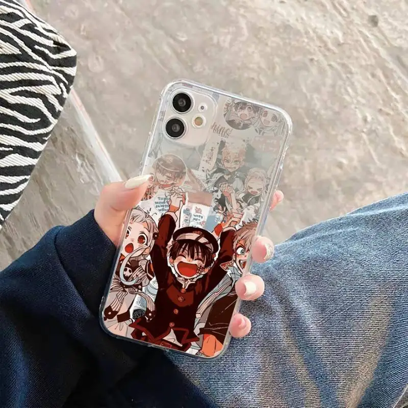 

Toilet-bound Hanako-kun Phone Case Transparent for iPhone 11 12 mini pro XS MAX 8 7 6 6S Plus X 5S SE 2020 XR