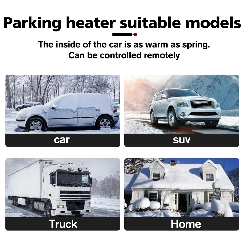 

Car Heater 2KW 12V Air Diesels Heater Parking Heater With Remote Control LCD Monitor For RV, Motorhome Trailer, Trucks, Boats