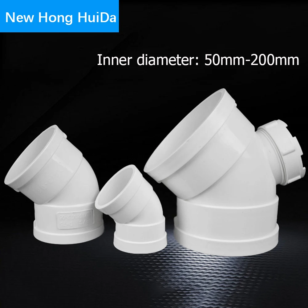 

PVC drainage 45 ° elbow