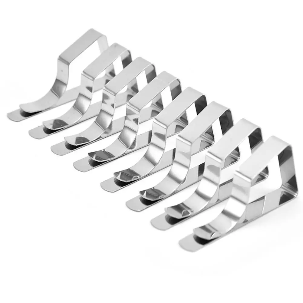 8 шт Сталь Скатерти зажим свадебные Променад покрытие стола стабильное положение