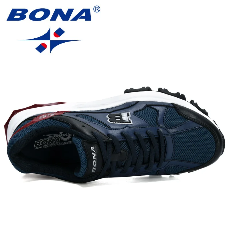Кроссовки мужские BONA 2020 спортивная обувь для бега популярные дизайнерские |