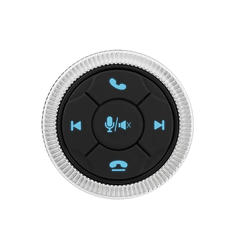 Серебристый Автомобильный контроллер рулевого колеса беспроводное управление