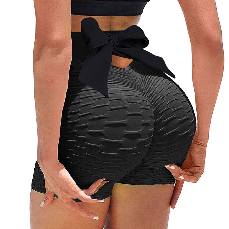 

Yoga Shorts Women Legging Sports Gym Leggings Quick Dry Cycling Shorts Summer Running Shorts Fitness High Waist Shorts Bow Pants