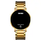 Часы наручные SKMEI Мужские Цифровые, модные светодиодные водонепроницаемые электронные, с сенсорным экраном из нержавеющей стали