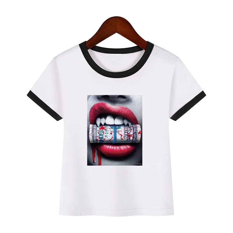 Лето 2020 футболка унисекс привлекательная эстетичная одежда с принтом красных