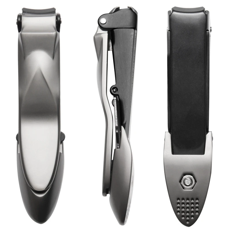 

Professional Stainless Steel Nail Clipper Cutter Toenail Cutting Machine Splash Proof Pedicure Scissors Manicure Files