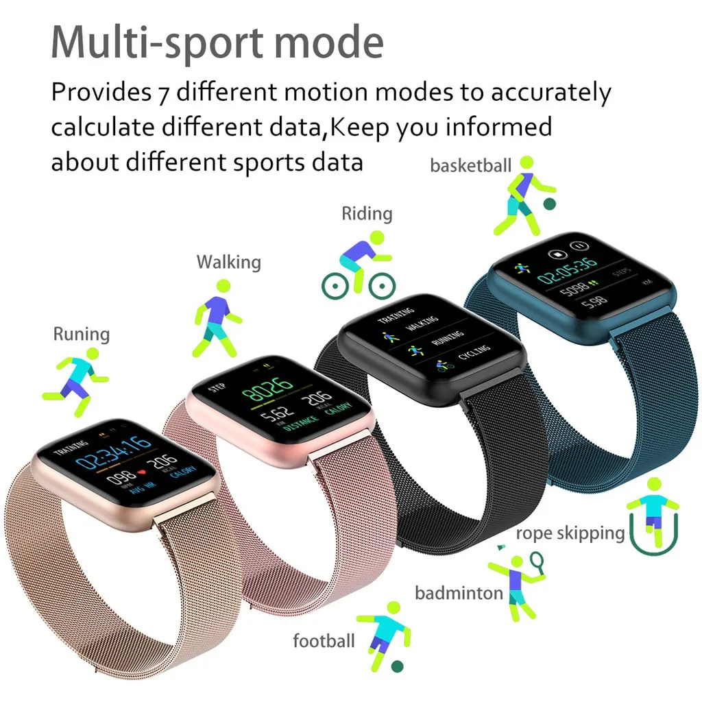 HIPERDEAL Bluetooth Смарт спортивные часы браслет полный экран сенсорный смарт фитнес