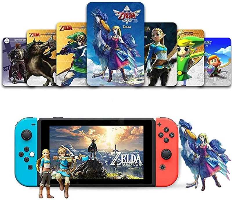 

25Pieces For BOTW Zeldaes Breath Wild Acessorz TLOZ NTAG215 Tags Game Cards NS Switch