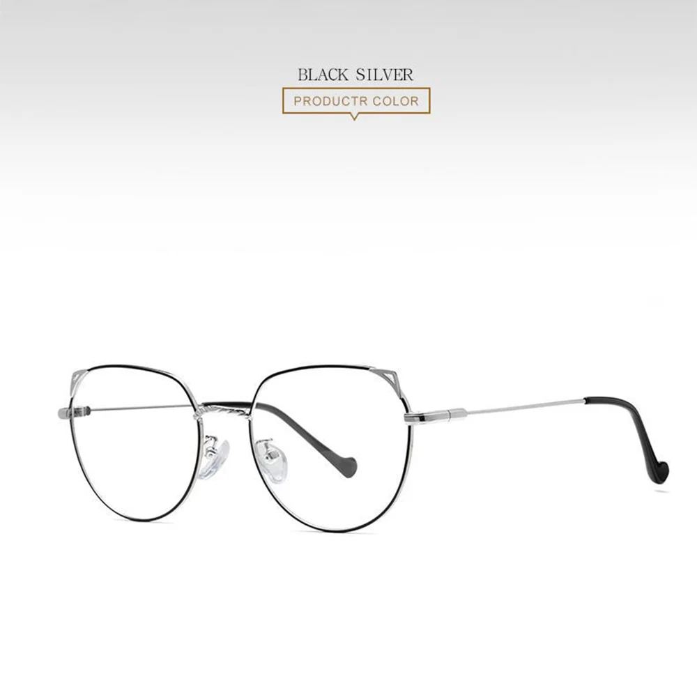 Custom Made Optical Prescription Glasses Photochromic Classic Large Titanium Alloy Retro Cat Ears Lady Frame Myopia Short Sight |