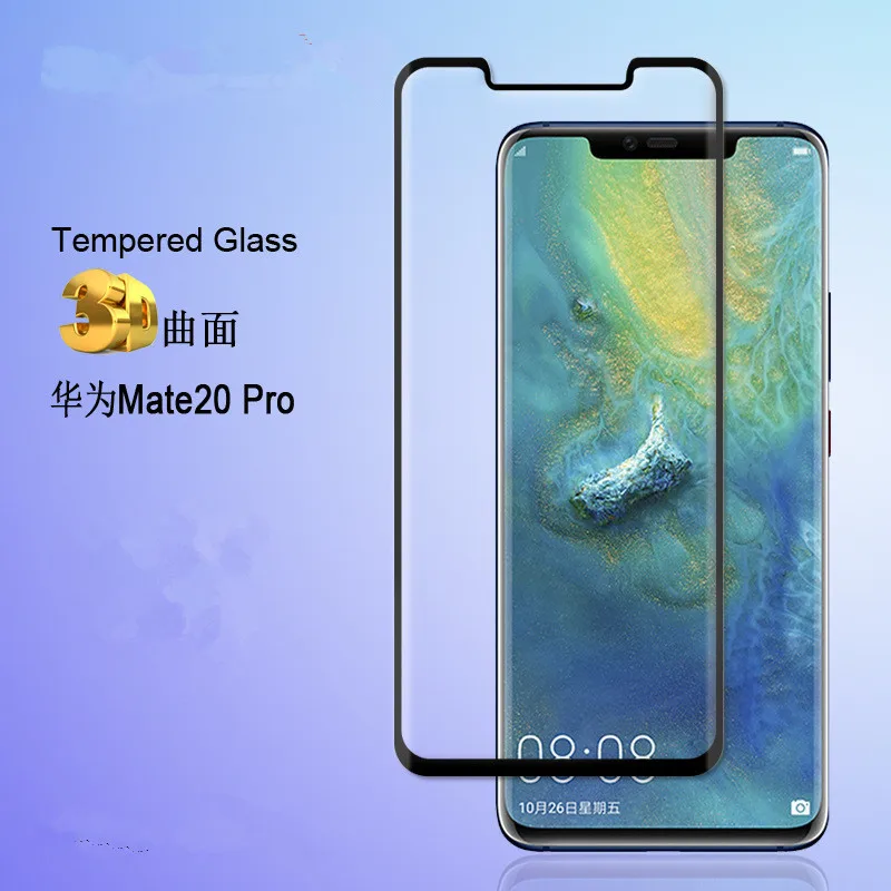 3D закаленное стекло для Huawei Mate 20 Mate20Pro защита экрана на Lite полное изогнутое