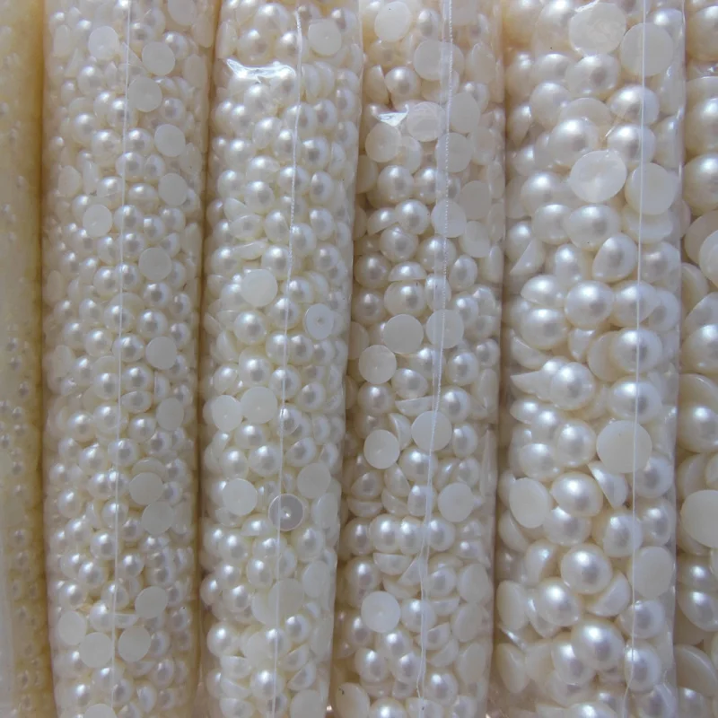 Аксессуары для волос с плоским дном искусственный жемчуг 3-14 мм 500 г | Дом и сад