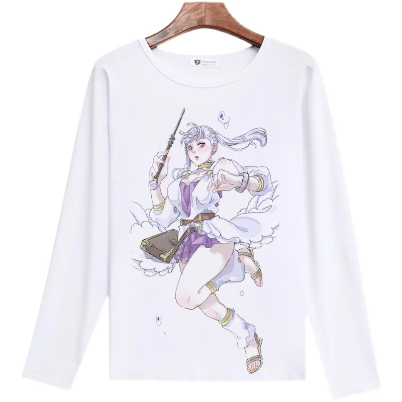 Футболка для косплея с изображением черного клевера футболка длинным рукавом