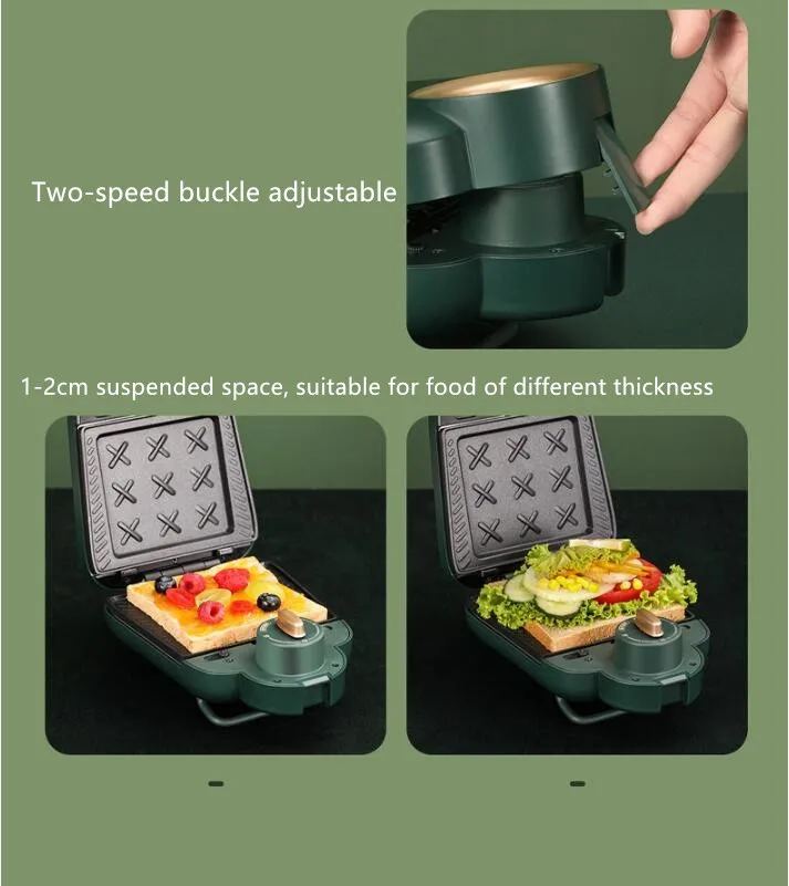 220 В бытовой Электрический вафельница машина с антипригарным покрытием