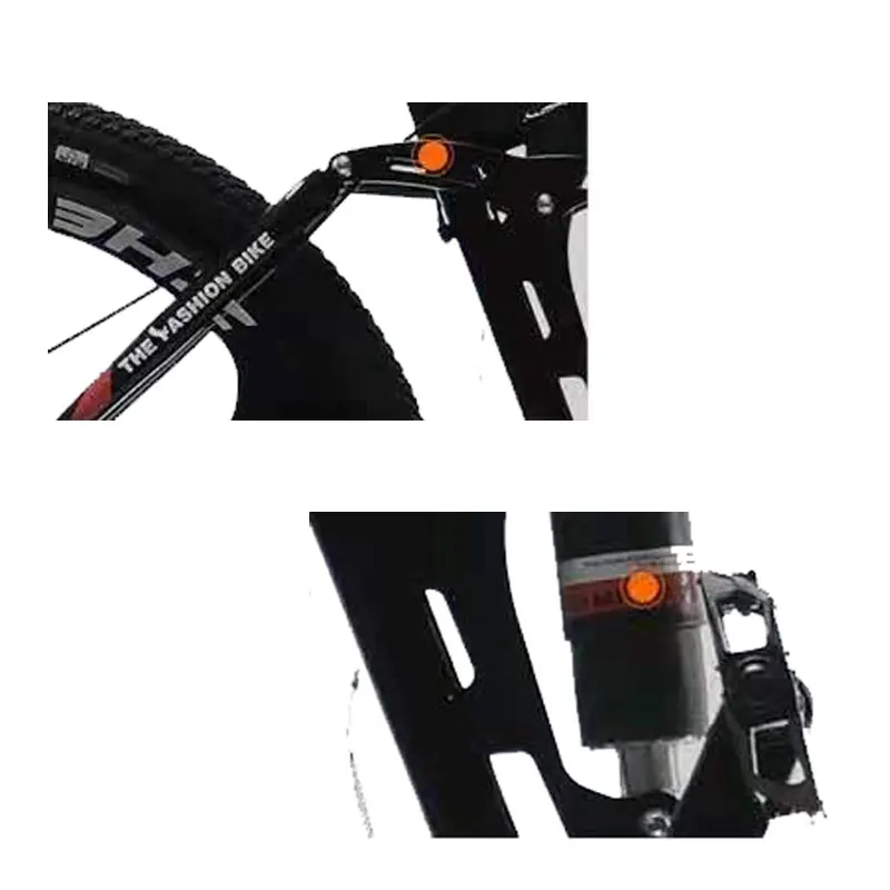 

Bicycle Mountain Bike Spokes Shift Folding Double Shock Absorption Off Road Adult Men and Women Bicycle