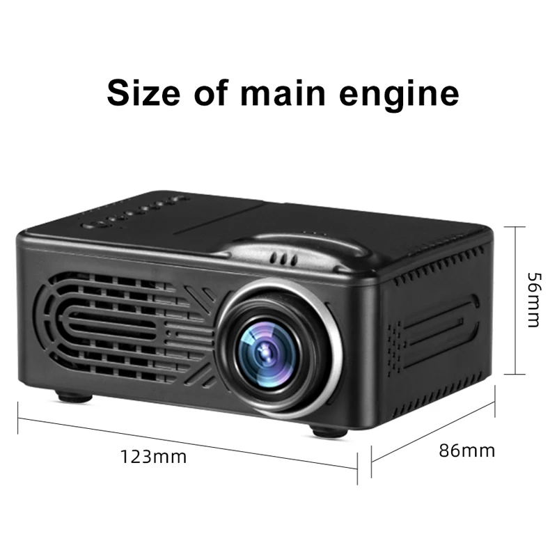 CE сертификация HD мини проектор для домашнего использования светодиодный