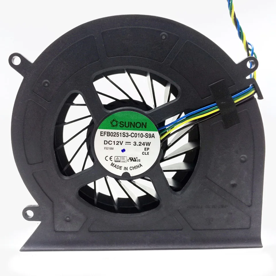 

1pcs EFB0251S3-C010-S9A fan For Edge 91z S510 S760 M71z S3040 s710-30 03T9620 KUC1012D-AL63 PC cooling cooler