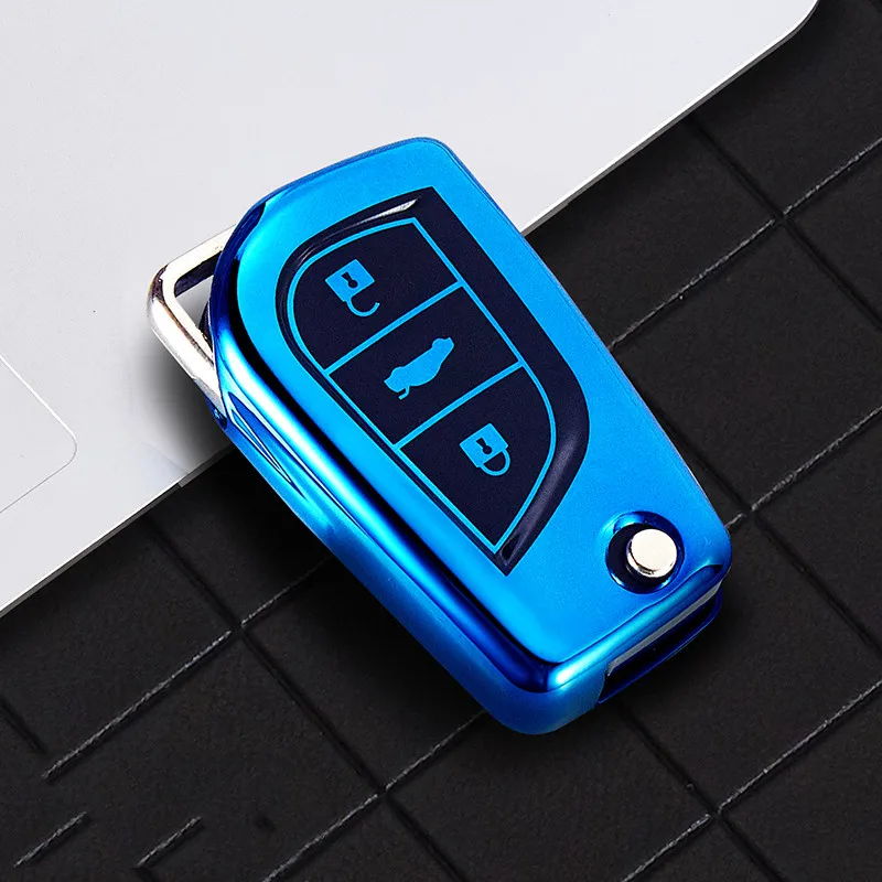 

Прочный жесткий модный автомобильный брелок для ключей с полным покрытием чехол для Toyota Hilux Revo Innova Rav4 Fortuner аксессуары для ключей