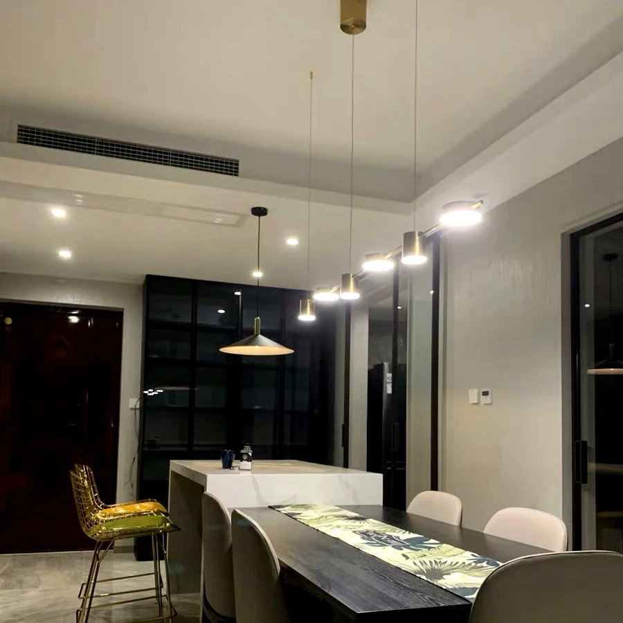 Постсовременный светодиодный подвесной светильник 3/5/6/8 головок s Домашний Светильник светильники для